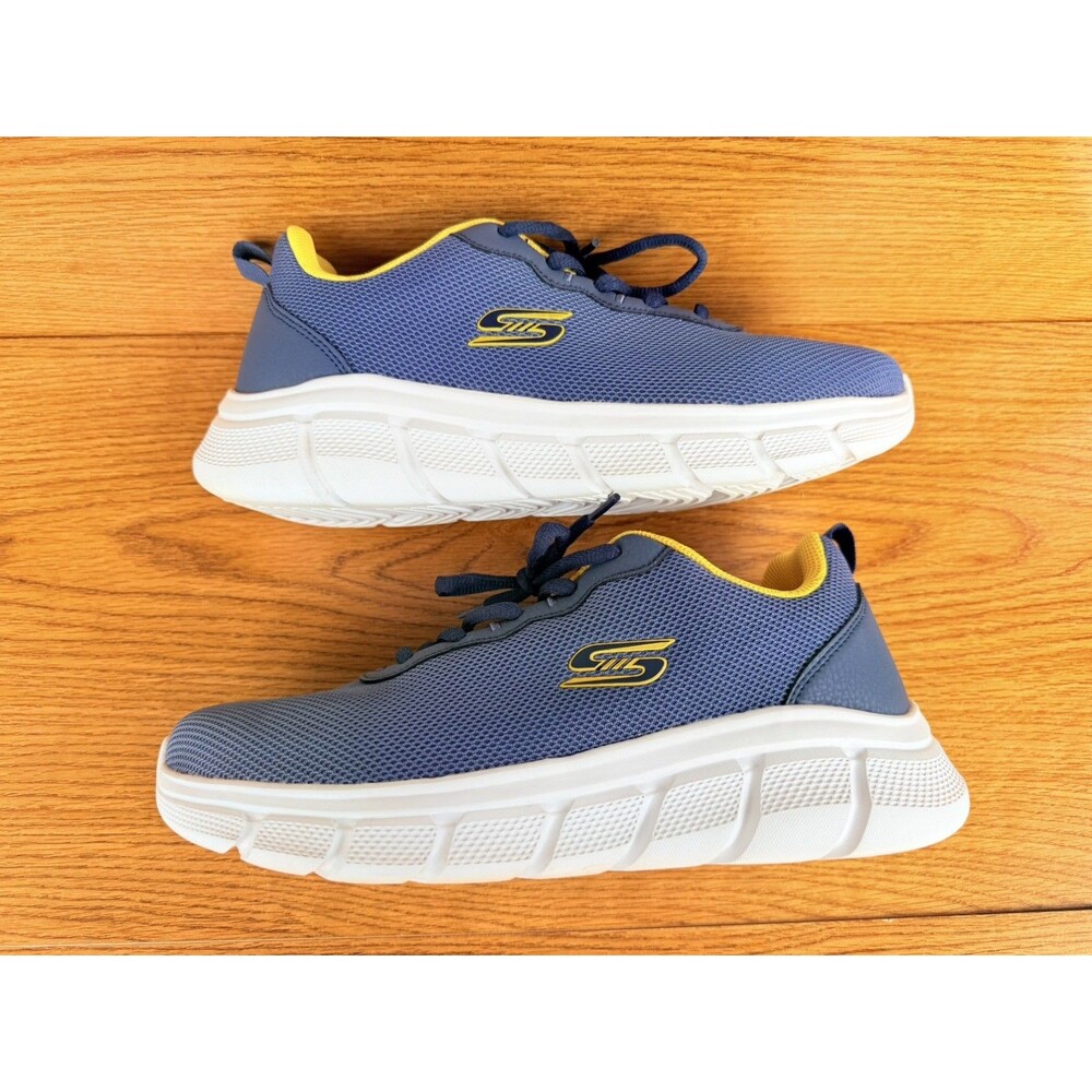 Skechers Men’s Bobs Memory Foam Sz 8.5 men’s 118109 Wide Navy